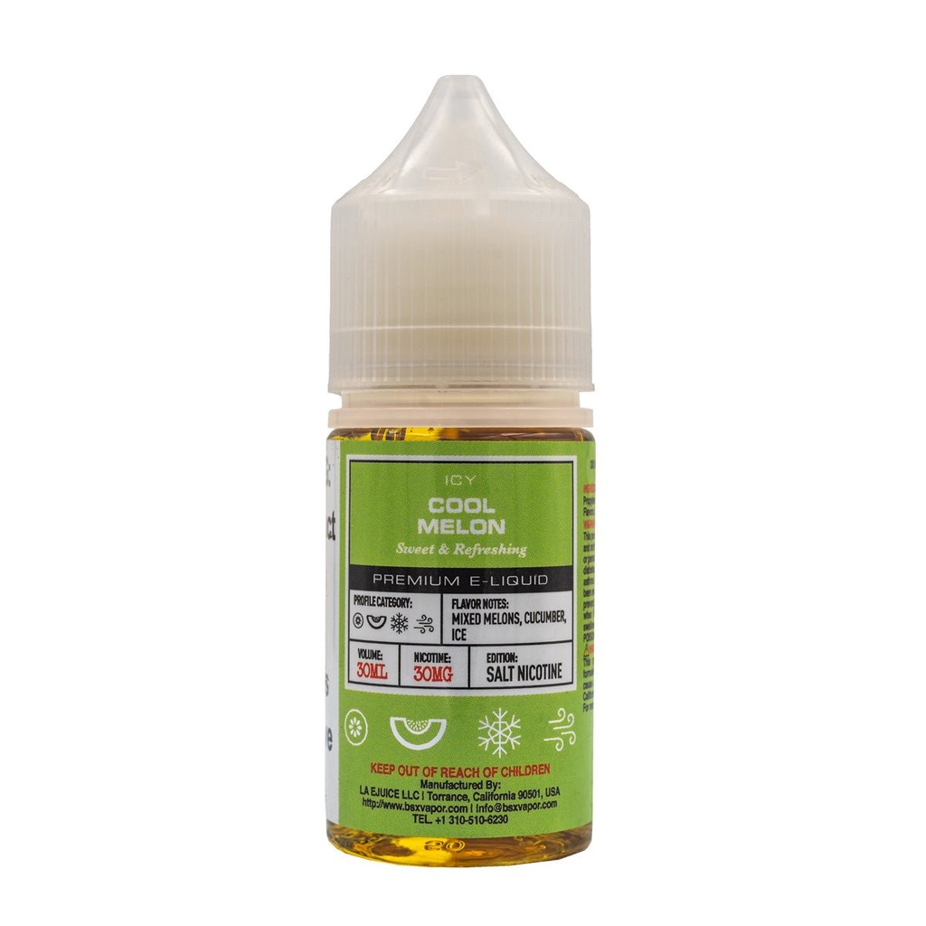 GLAS BASIX SALT COOL MELON - 30ML
