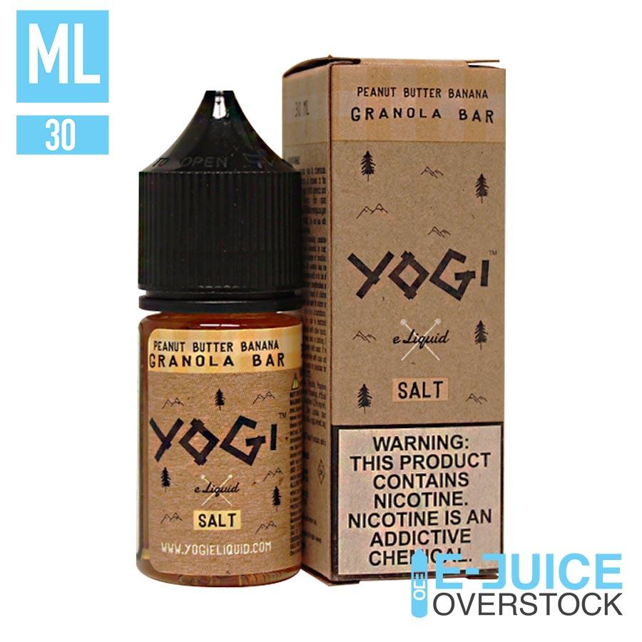 Peanut Butter Banana Granola Bar by Yogi Salts E-Liquid 30ml