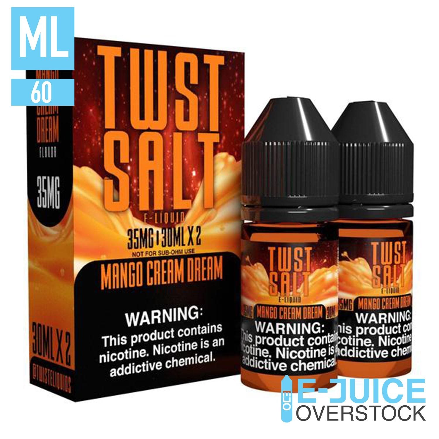 Mango Cream Dream by TWST Salt 2x30ML SALTNIC (35mg)