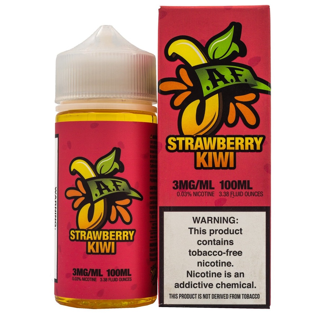 JUICY AF EJUICE STRAWBERRY KIWI - 100ML