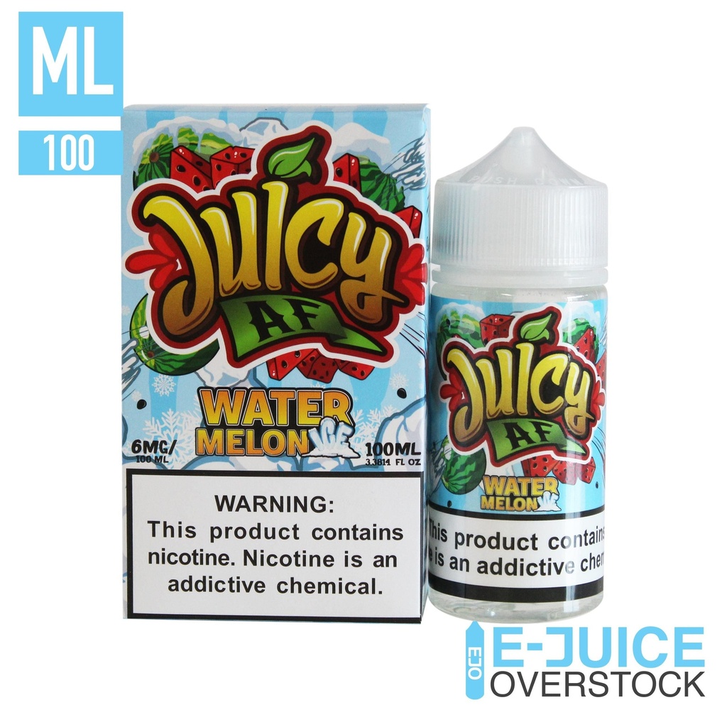 Watermelon Ice by Juicy AF E-Liquid 100ML EJUICE