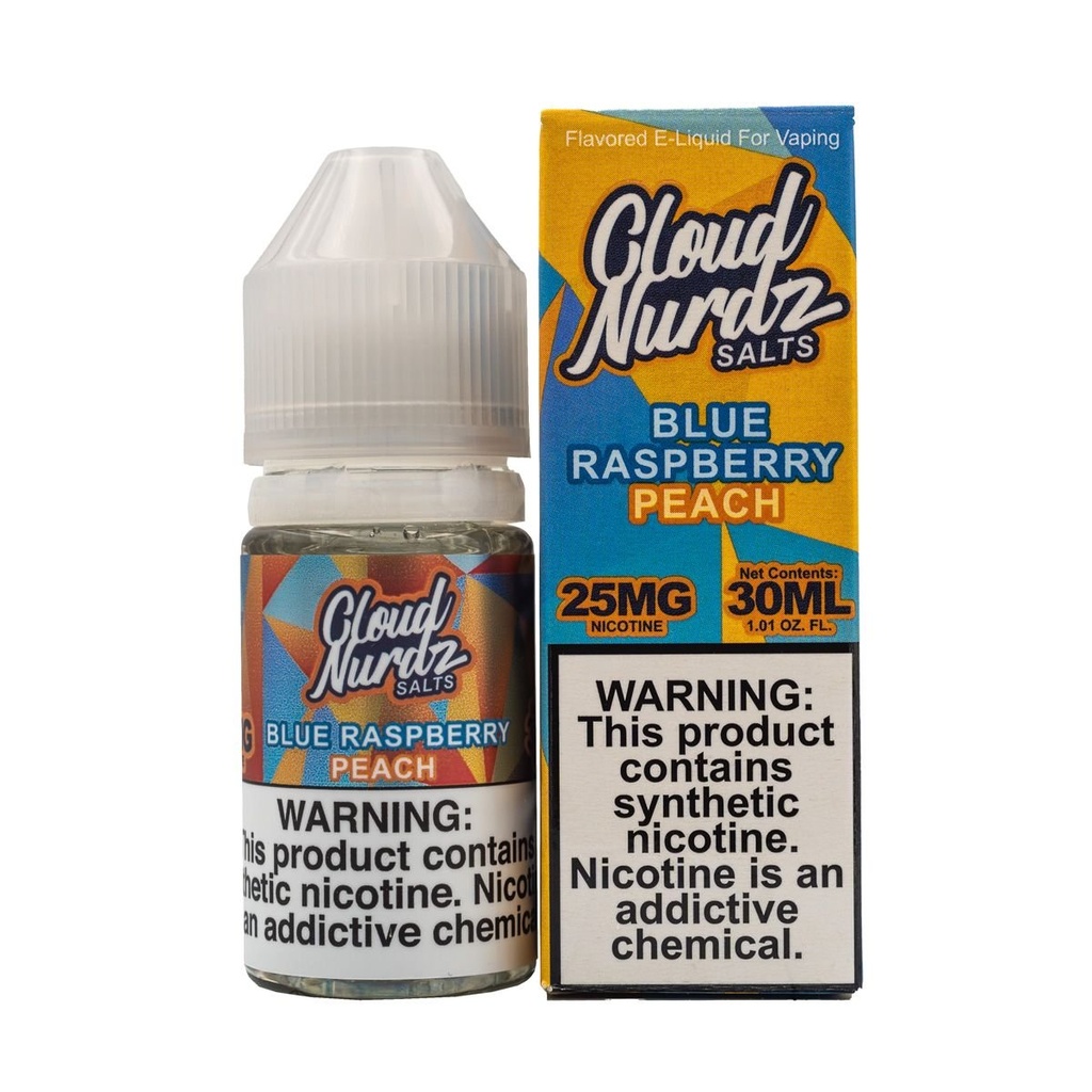 CLOUD NURDZ - PEACH BLUE RASPBERRY - 30ML