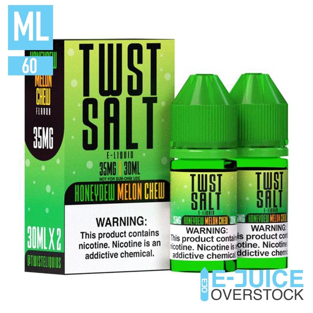 GREEN NO. 1 (Honeydew Melon Chew) Salt by TWST Salt 2x30ML SALTNIC