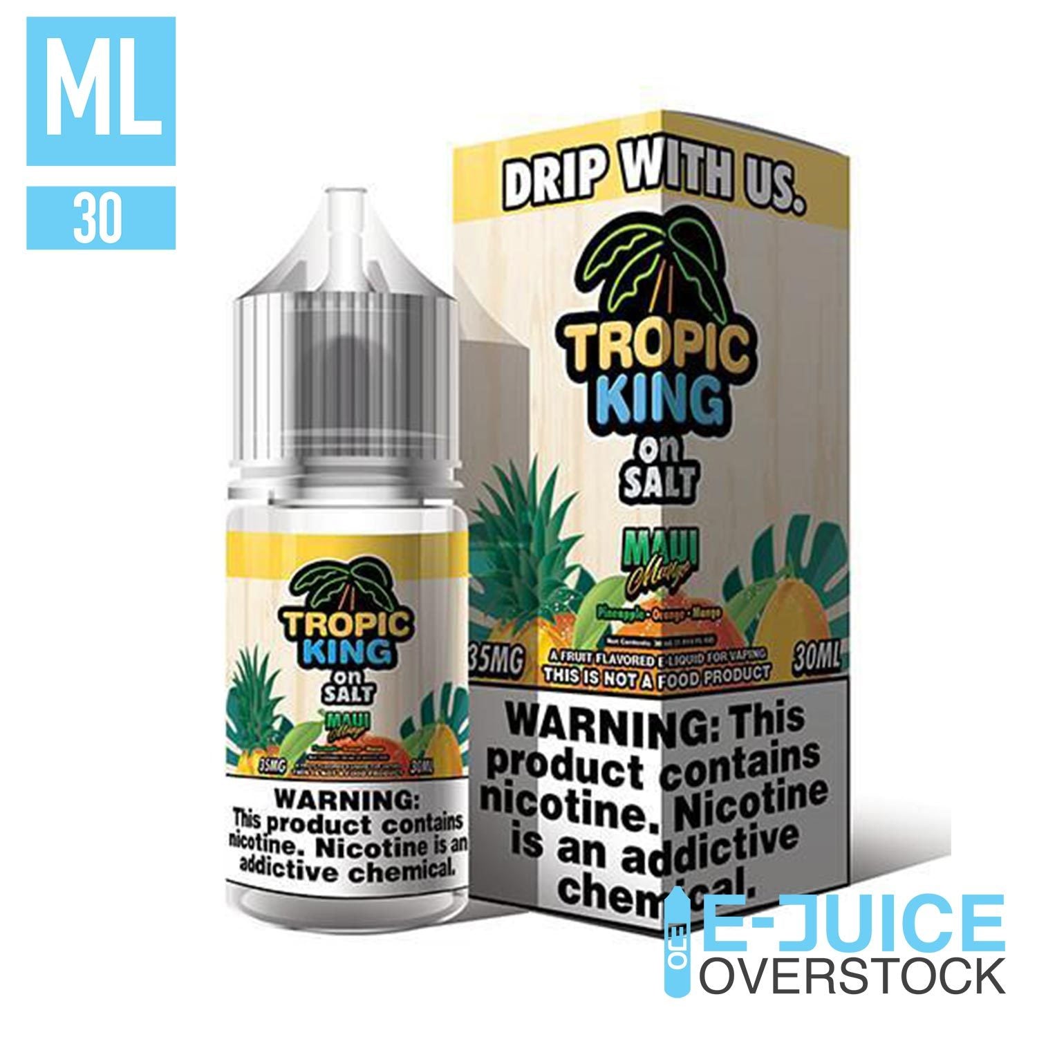 Maui Mango Salt by Tropic King on Salt 30ML (35mg)