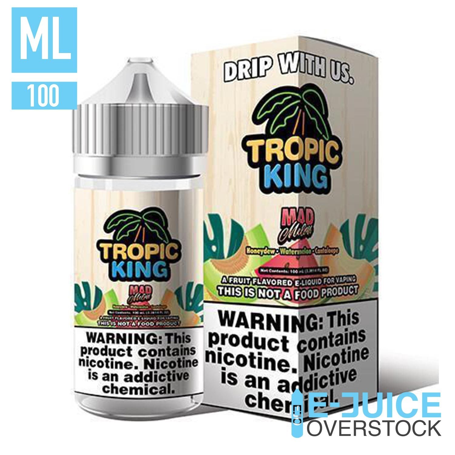 Mad Melons by Tropic King Ejuice 100ML (0mg)