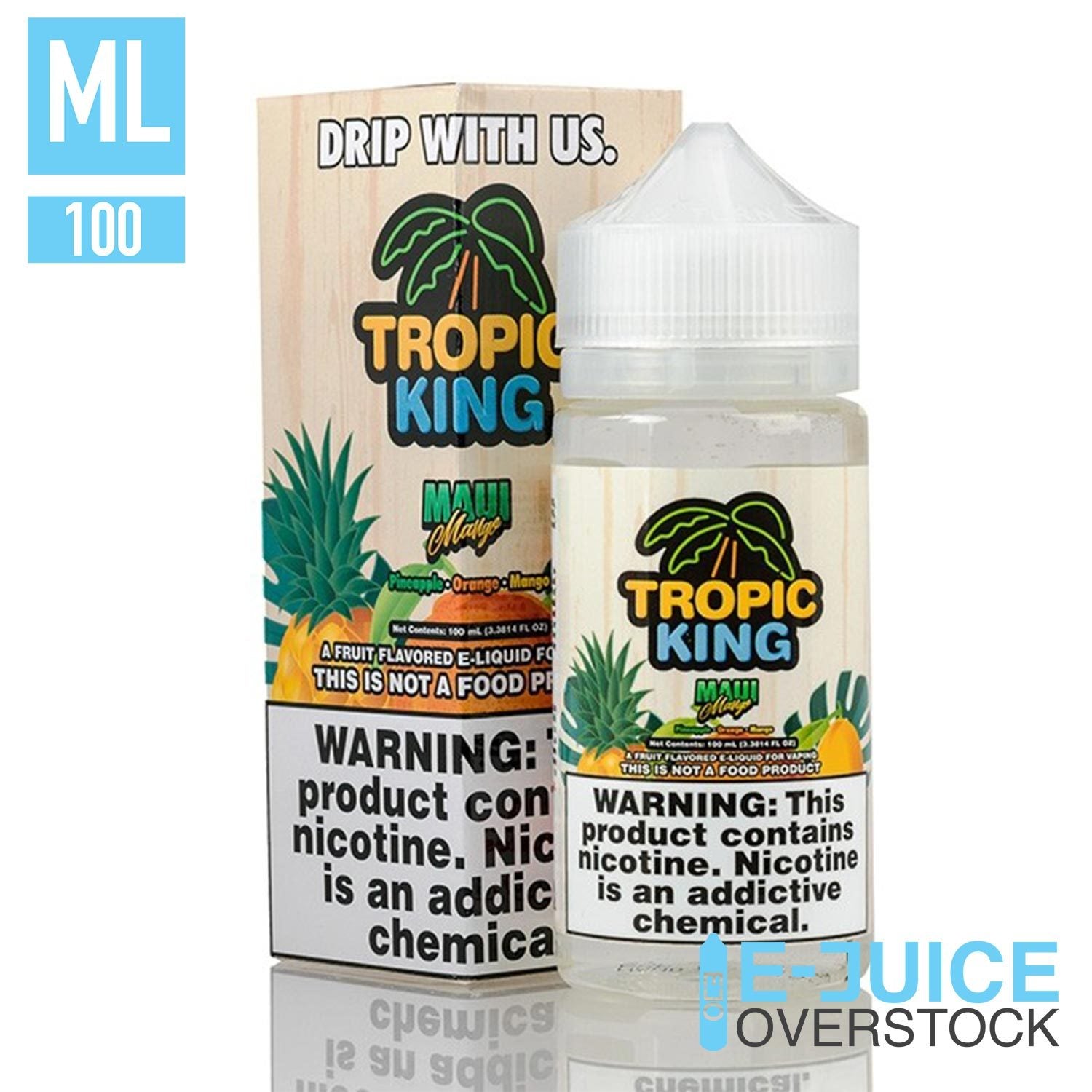 Maui Mango by Tropic King  Ejuice 100ML (0mg)
