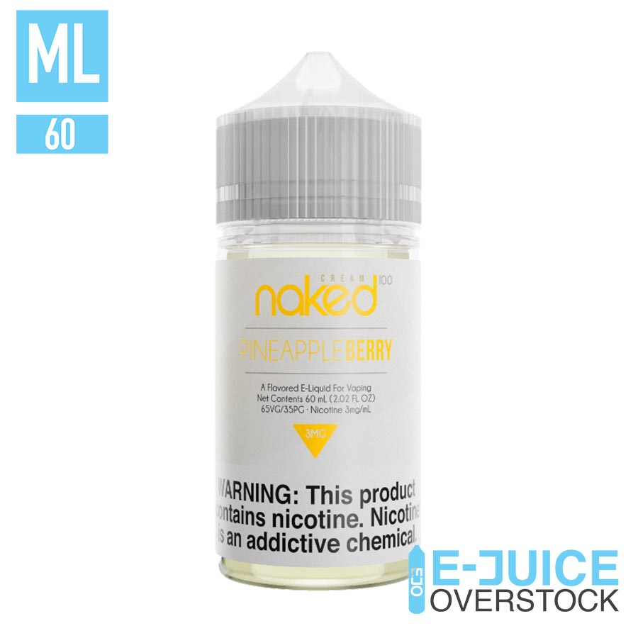 NAKED 100 EJUICE - PINEAPPLE BERRY - 60ML (0mg)