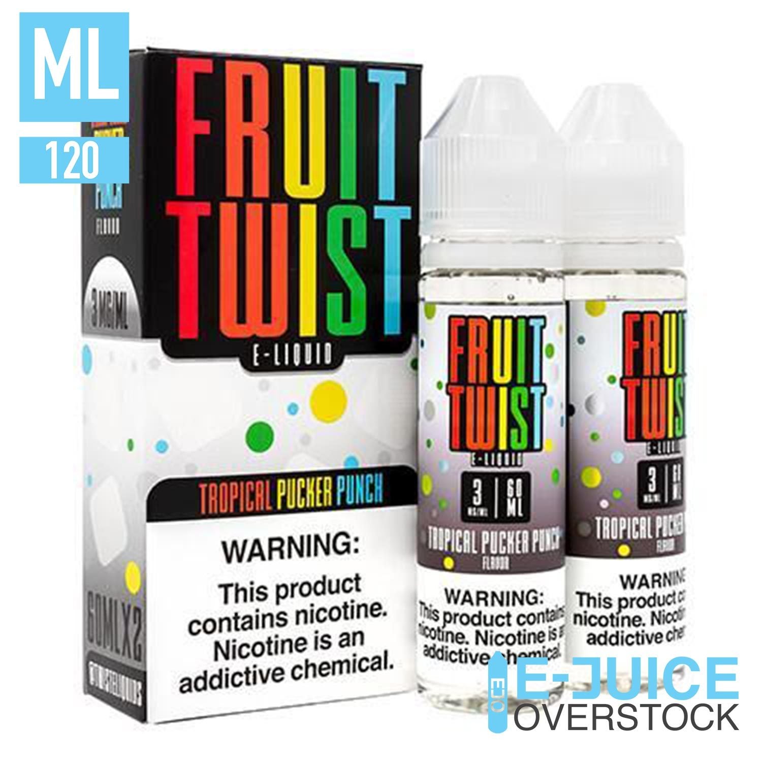 BLEND NO 1 (Tropical Pucker Punch) by Fruit Twist  120ML EJUICE (0mg)