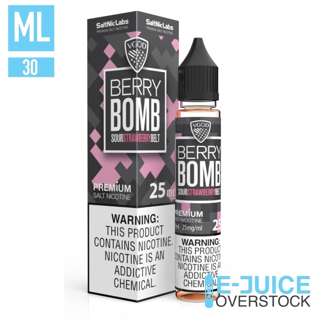 Strawberry Bomb SaltNic by VGOD Salts 30ml