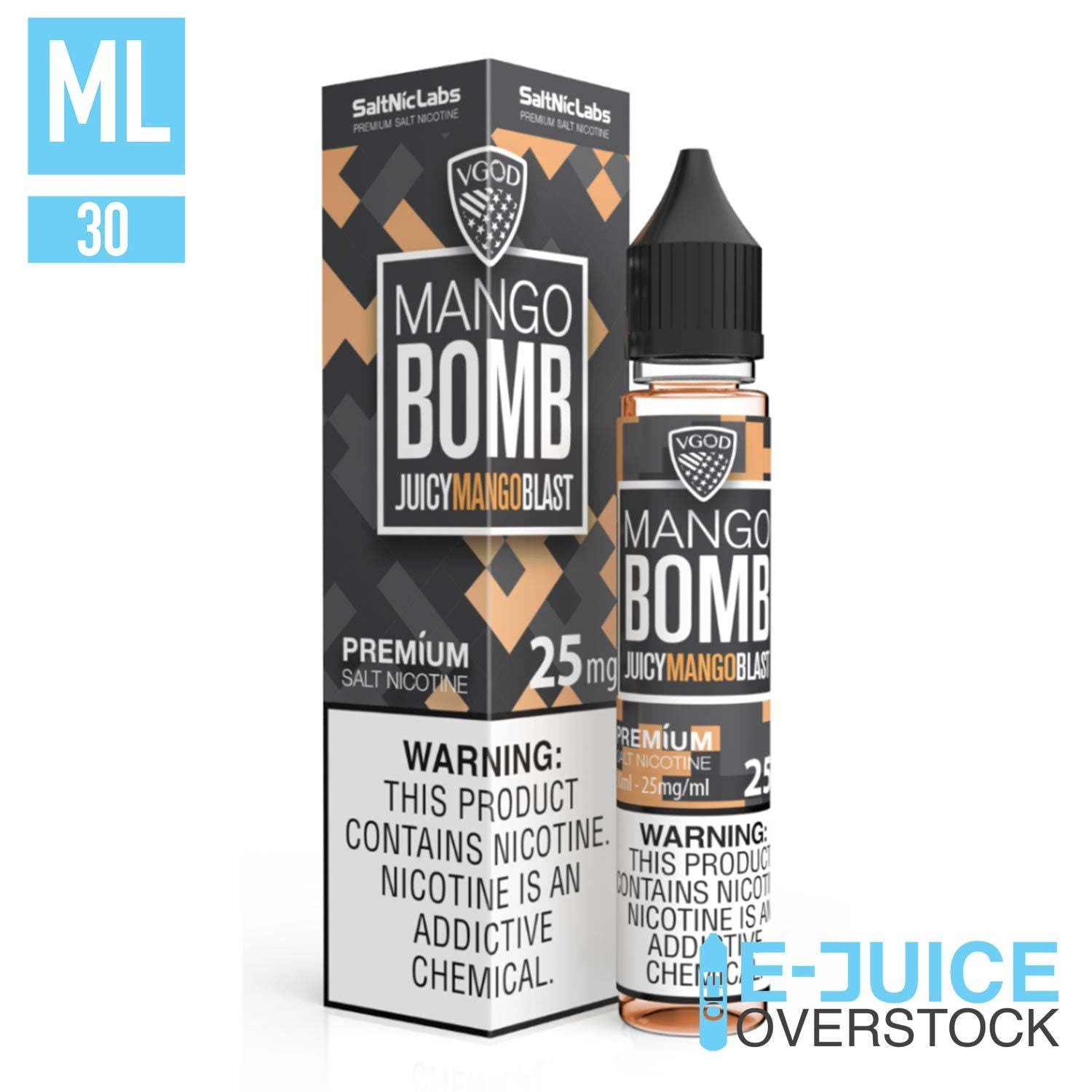 Mango Bomb SaltNic by VGOD Salts 30ml (25mg)