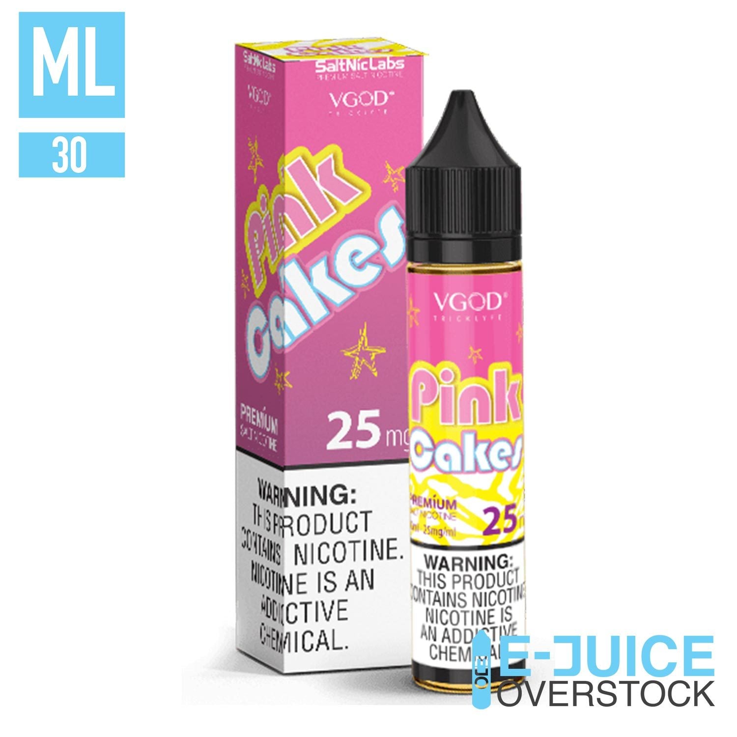 Pink Cakes SaltNic by VGOD Salts 30ml (25mg)