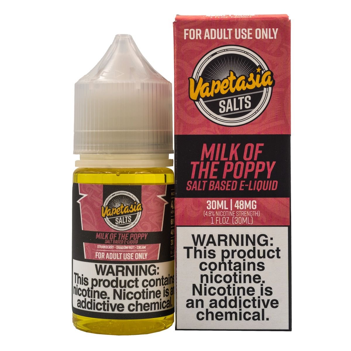 VAPETASIA SALTS MILK OF THE POPPY - 30ML (24mg)