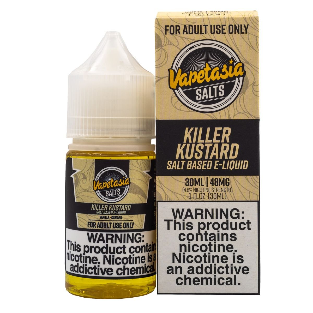 VAPETASIA SALTS KILLER KUSTARD - 30ML (24mg)