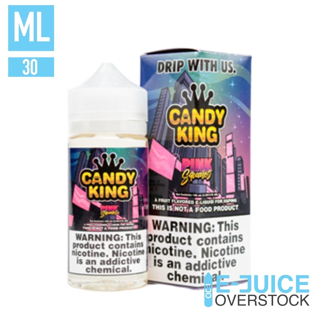 CANDY KING ON SALT - PINK SQUARES - 30ML