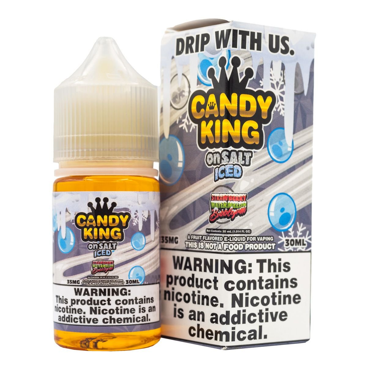 CANDY KING - STRAWBERRY WATERMELON BUBBLEGUM ICED - 30ML (35mg)