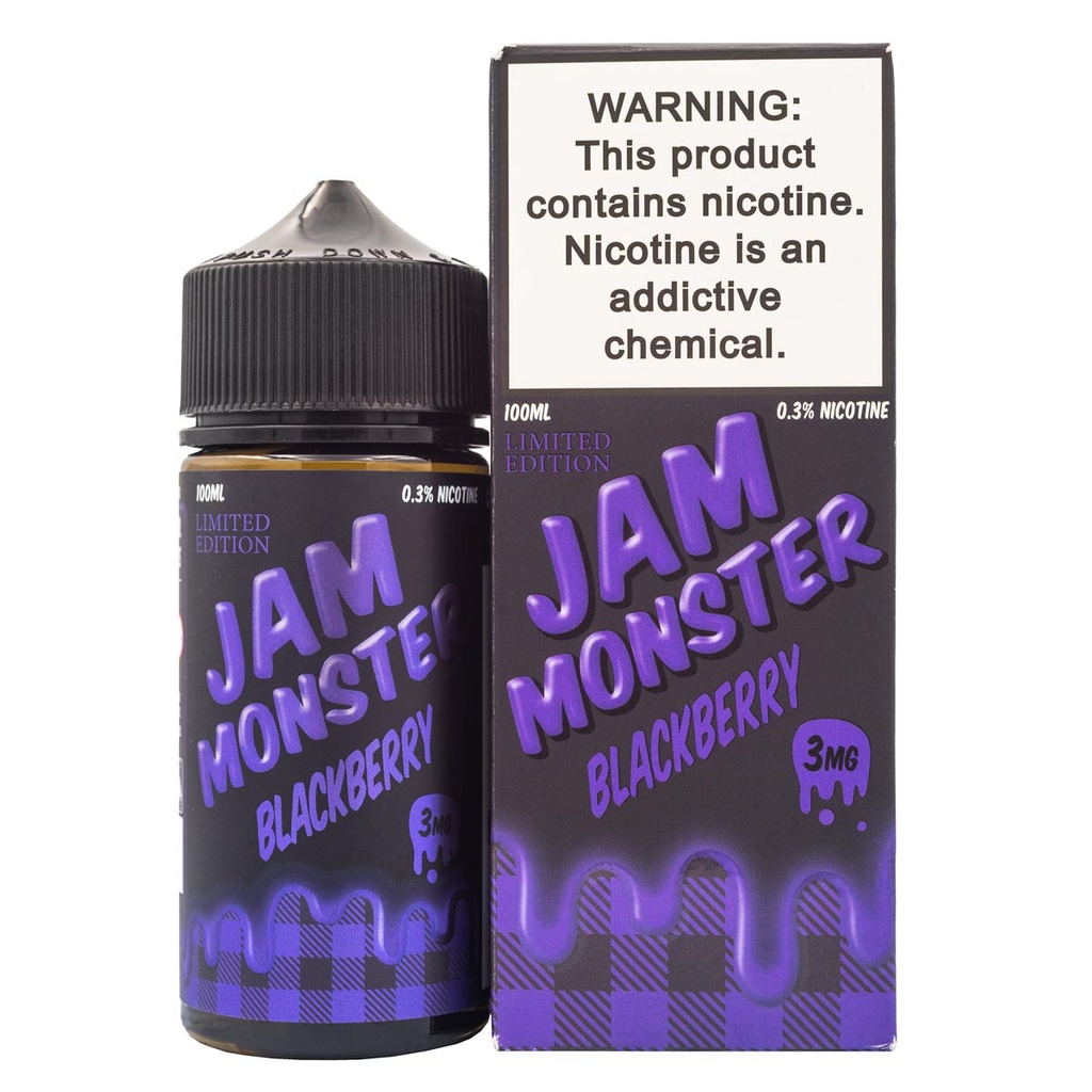 JAM MONSTER - BLACKBERRY - 100ML