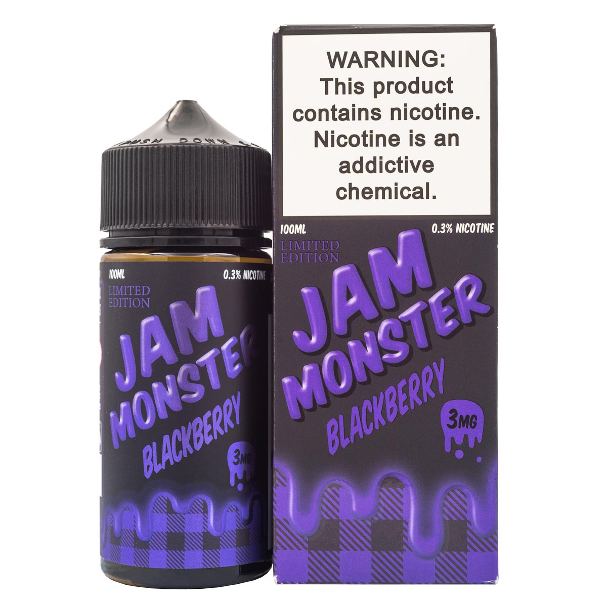 JAM MONSTER - BLACKBERRY - 100ML (0mg)