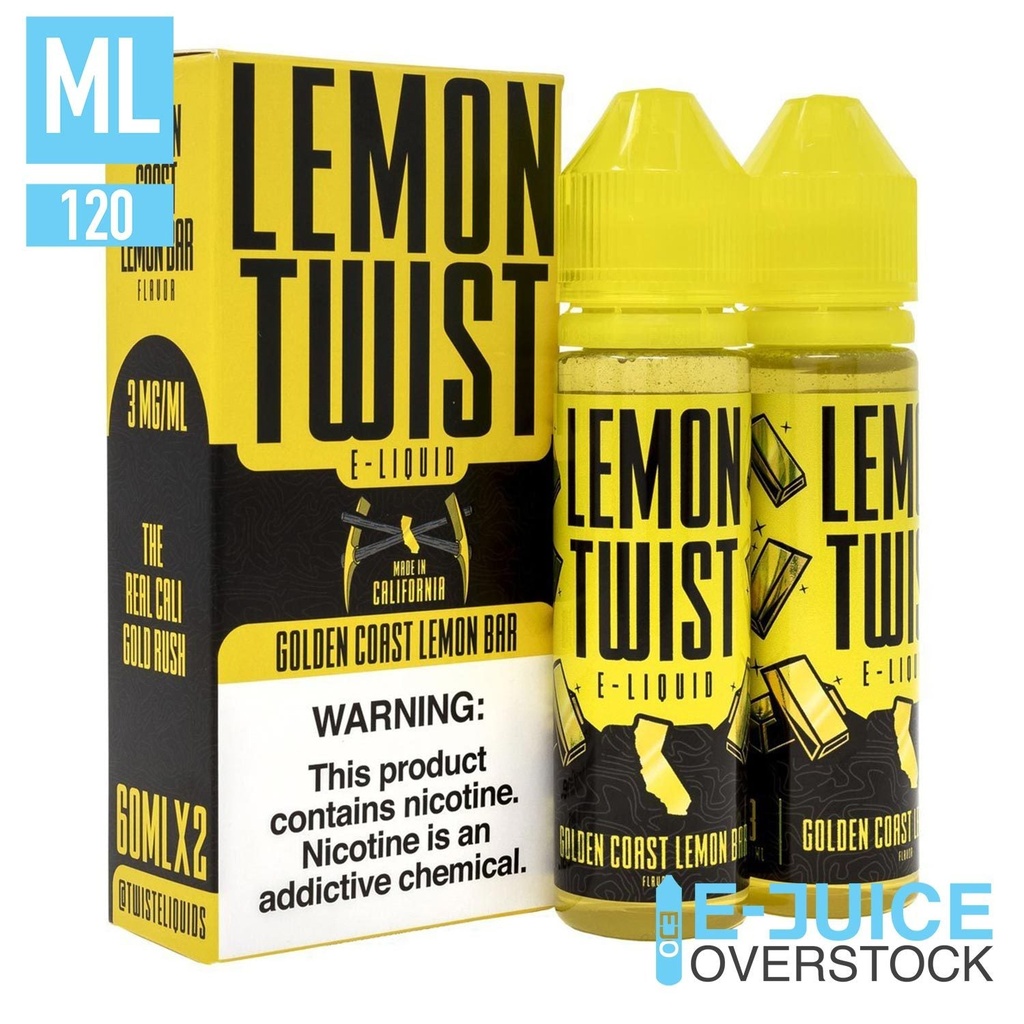 Golden Coast Lemon Bar by Lemon Twist 2x60ML EJUICE