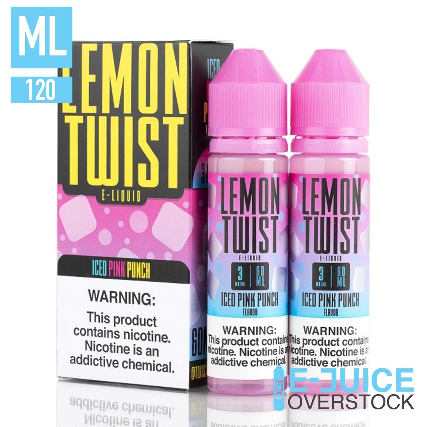 PINK NO. 0 (Iced Pink Punch by Lemon) by Twist E-liquids 2x60ML (0mg)