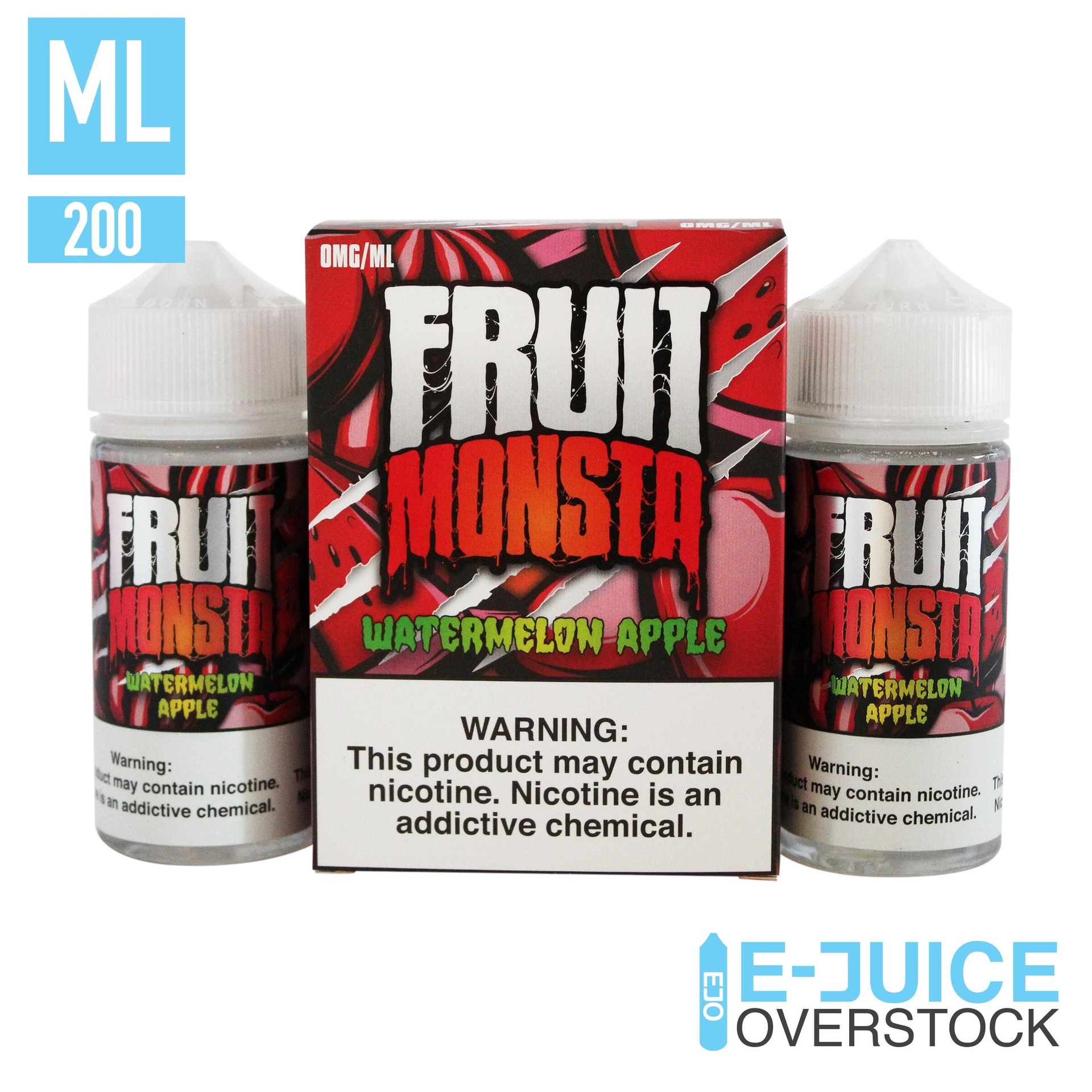 Watermelon Apple by Fruit Monsta E-Liquid (2 x 100ml) (0mg)