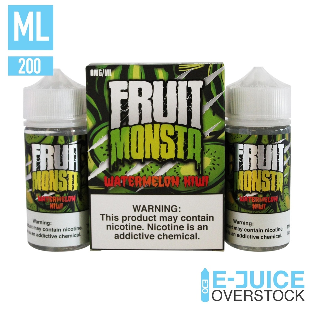 Watermelon Kiwi by Fruit Monsta E-Liquid (2 x 100ml)