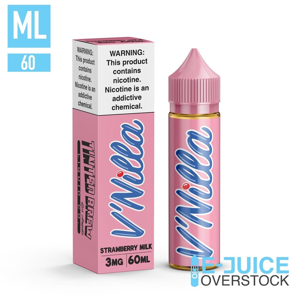 VNILLA E-LIQUID STRAWBERRY MILK - 60ML