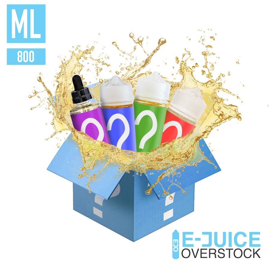 800ML MAX VALUE MYSTERY EJUICE BUNDLE - RANDOM NICOTINE LEVELS