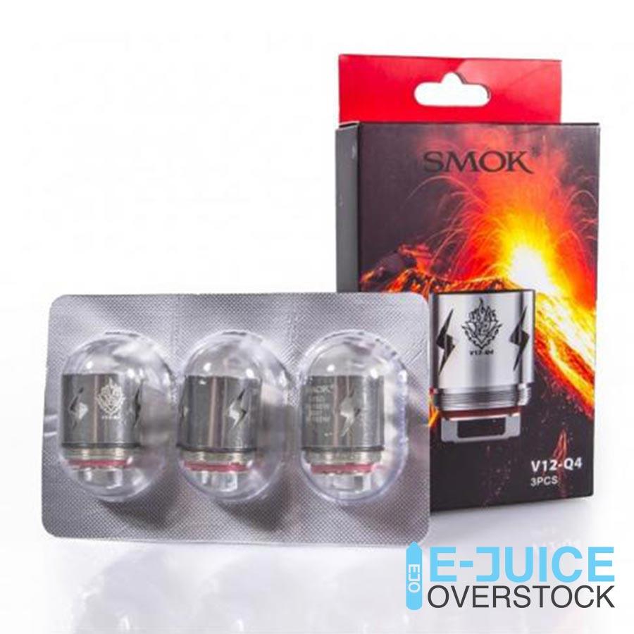 SMOK TFV12 REPLACEMENT COILS - 3PK (TFV12-Q4 Quadruple Coil: 0.15 ohm (60-190W))