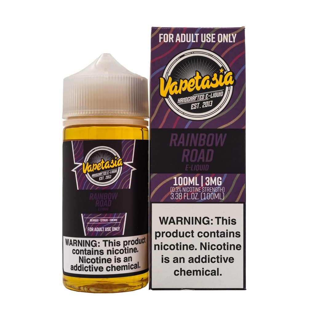 VAPETASIA E-LIQUID RAINBOW ROAD - 100ML