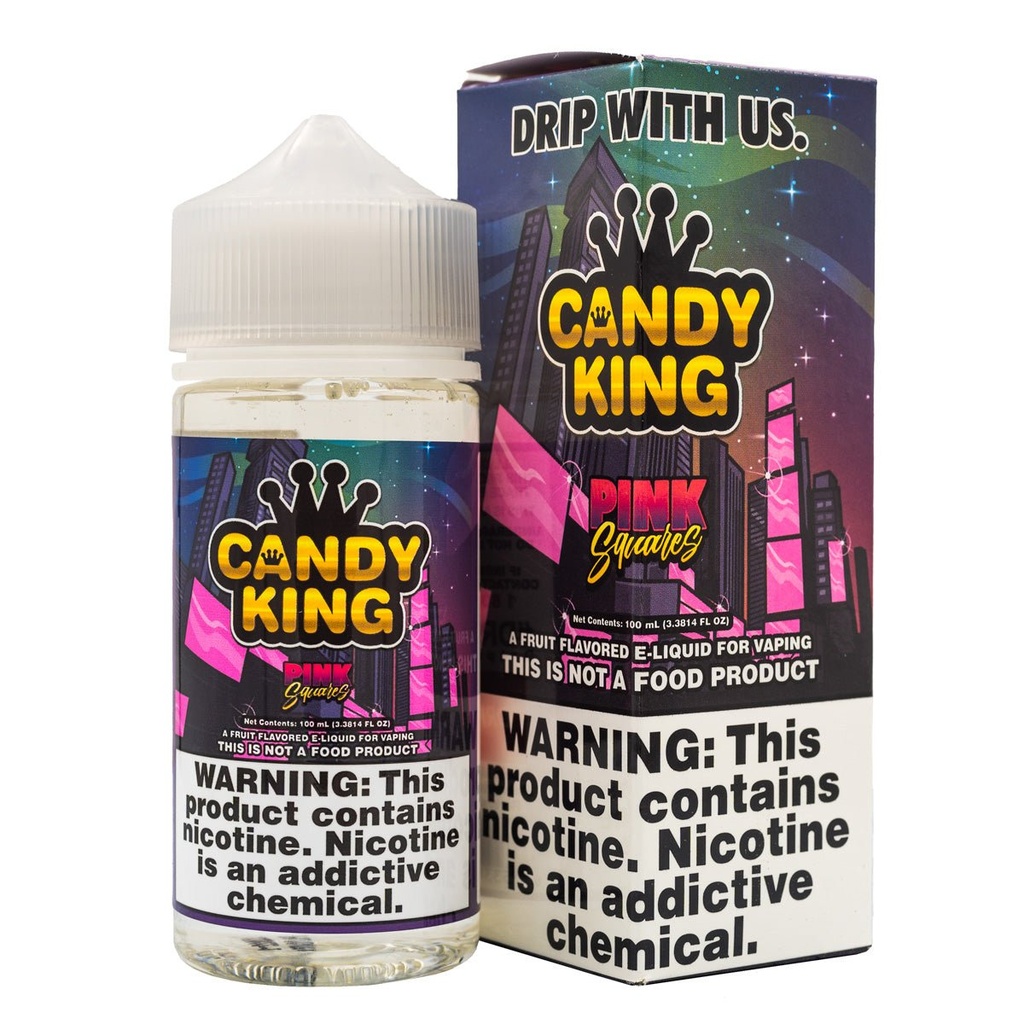 CANDY KING - PINK SQUARES - 100ML