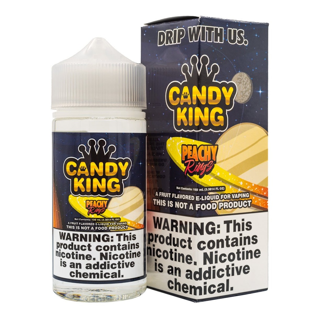 CANDY KING - PEACHY RINGS - 100ML