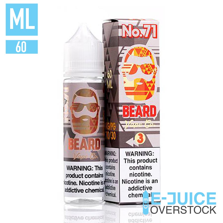 BEARD E-LIQUID NO 71 - 60ML (0mg)