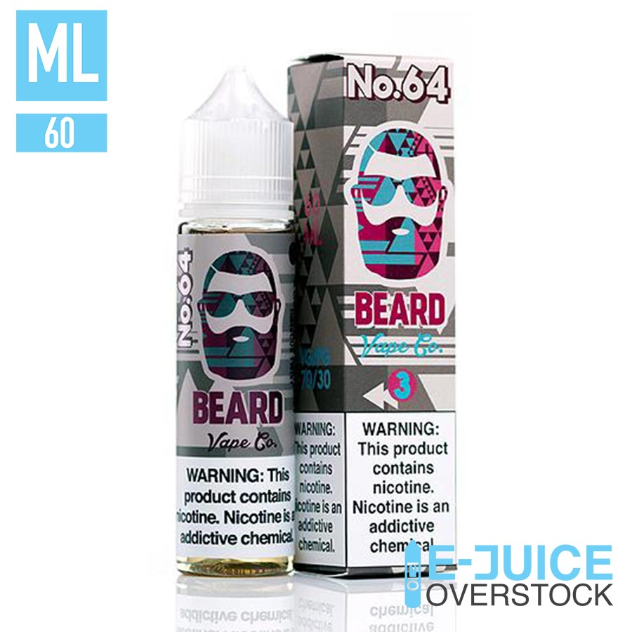 BEARD E-LIQUID NO 64 - 60ML (0mg)