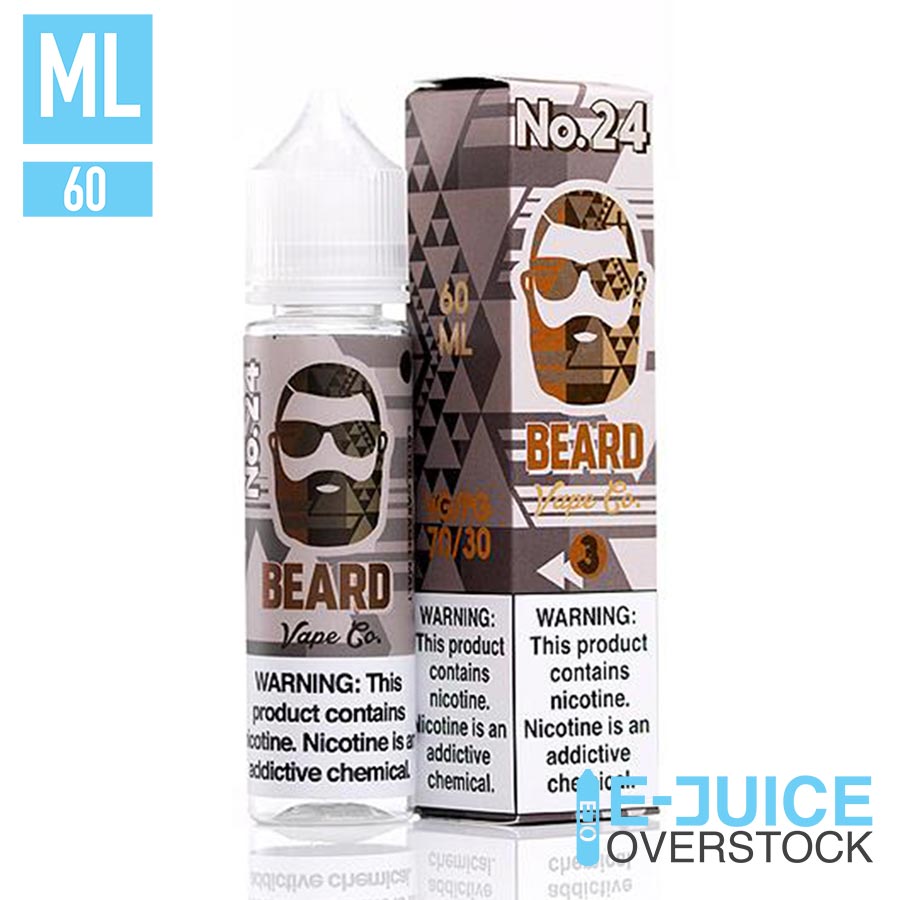 BEARD E-LIQUID NO 24 - 60ML (0mg)