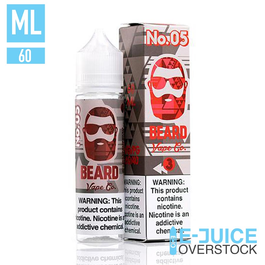 BEARD E-LIQUID NO 05 - 60ML (0mg)