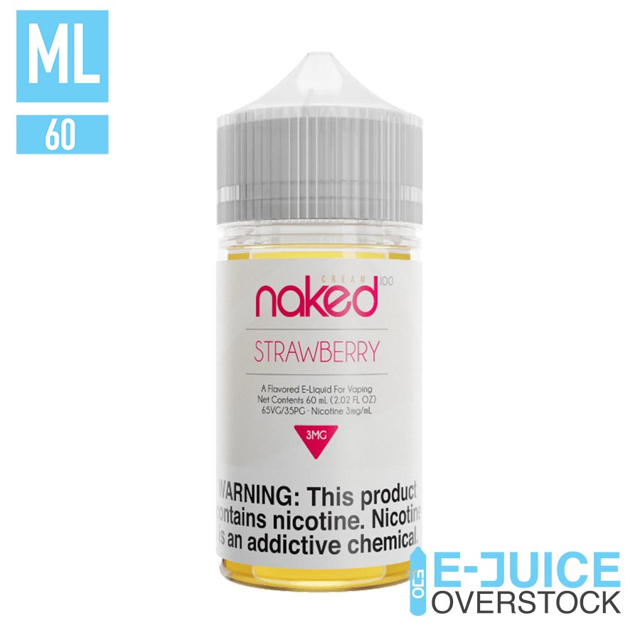 ['0] Strawberry by Naked 100 Cream 60ML EJUICE (0mg)