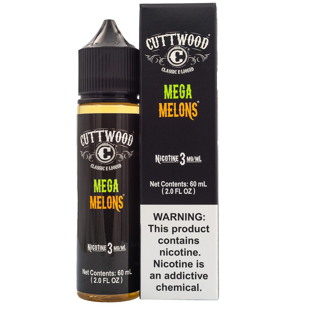 CUTTWOOD E-LIQUID MEGA MELONS - 60ML (0mg)