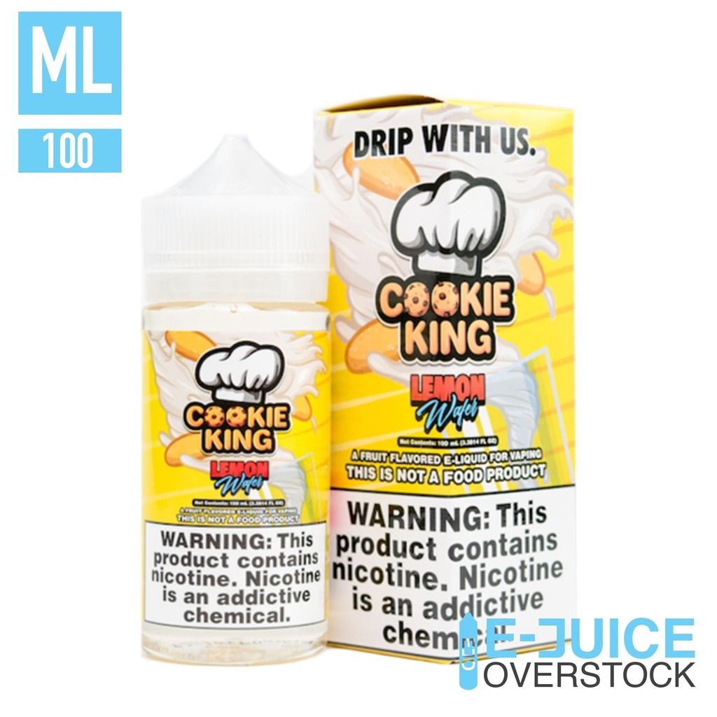 COOKIE KING EJUICE - LEMON WAFER - 100ML
