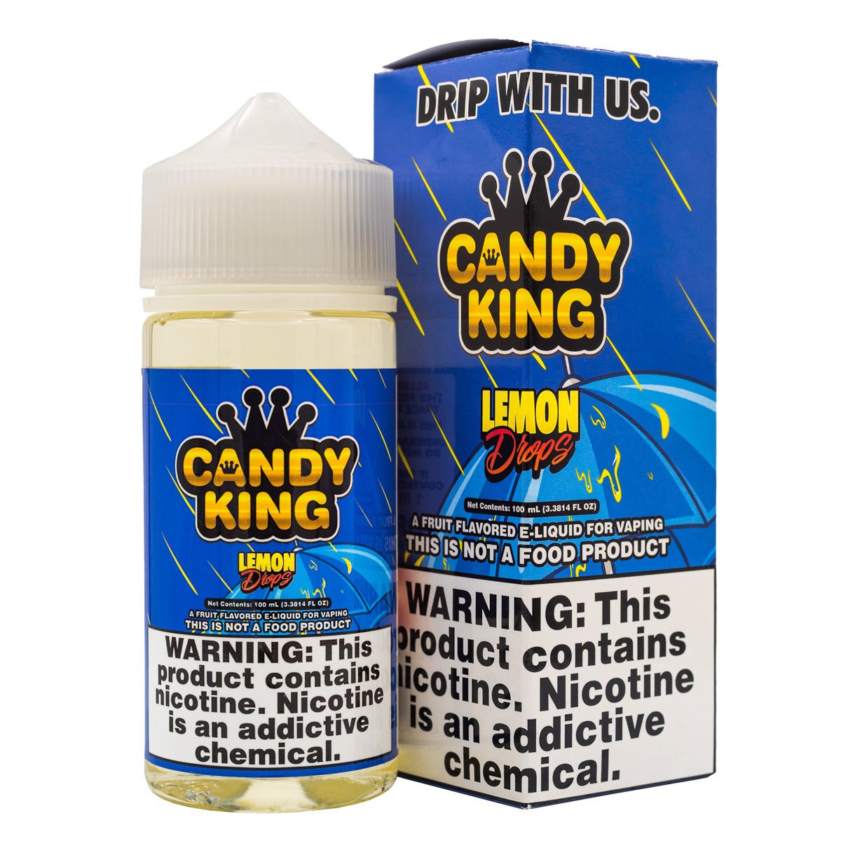 CANDY KING - LEMON DROPS - 100ML (0mg)