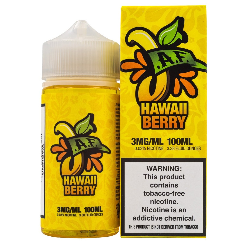 JUICY AF EJUICE HAWAII BERRY - 100ML