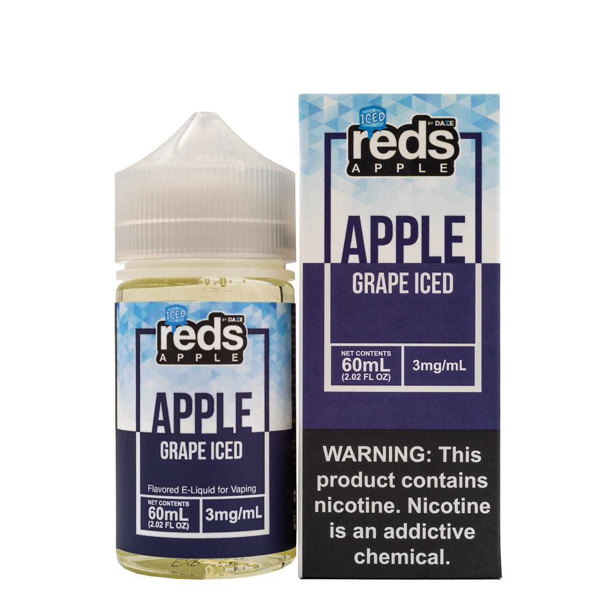 REDS APPLE EJUICE - GRAPE ICED - 60ML (0mg)