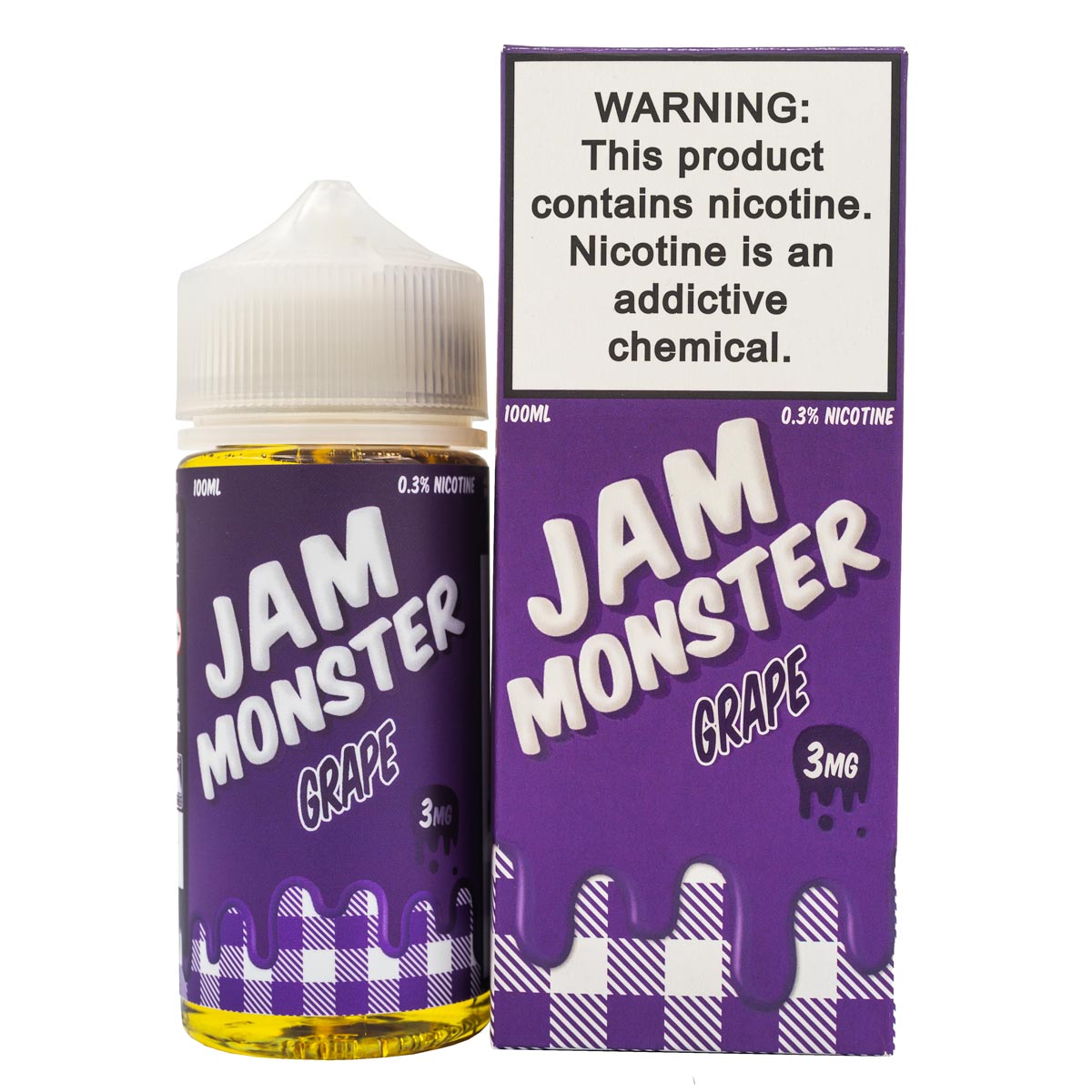JAM MONSTER - GRAPE - 100ML (0mg)
