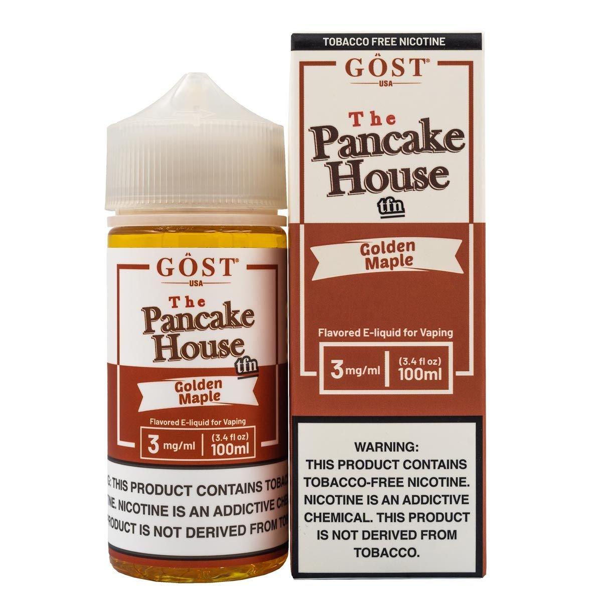 PANCAKE HOUSE EJUICE - GOLDEN MAPLE - 100ML (0mg)