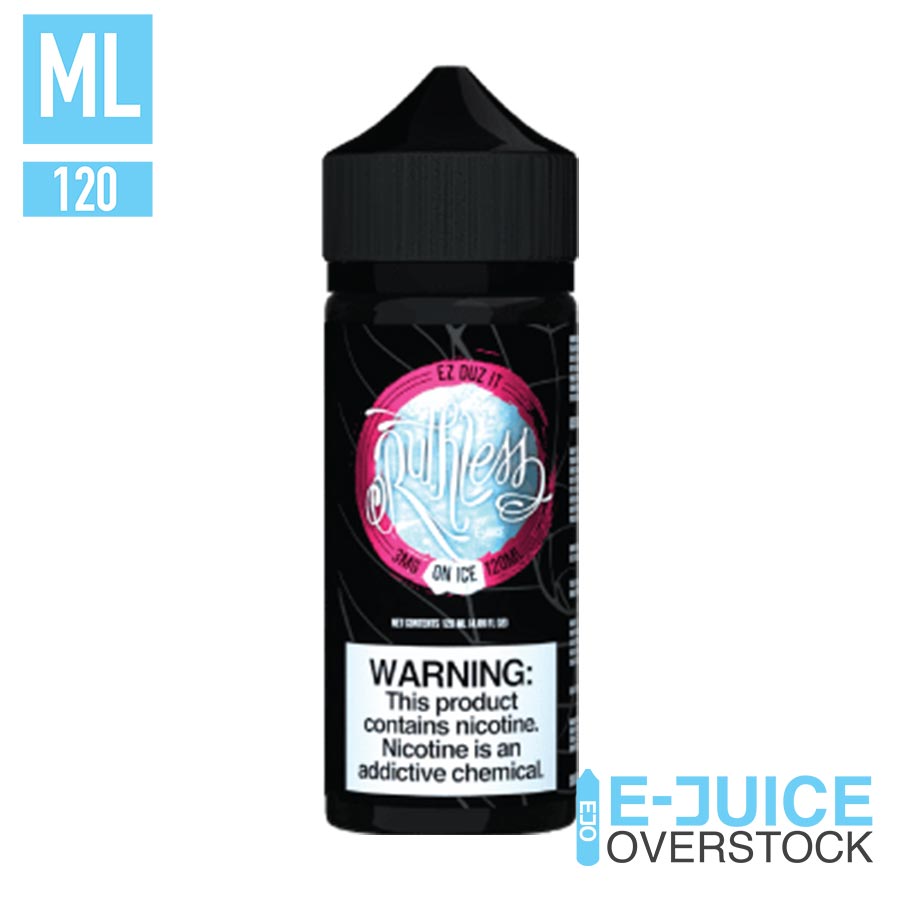 RUTHLESS E-LIQUID EZ DUZ IT ON ICE - 100ML (3mg)