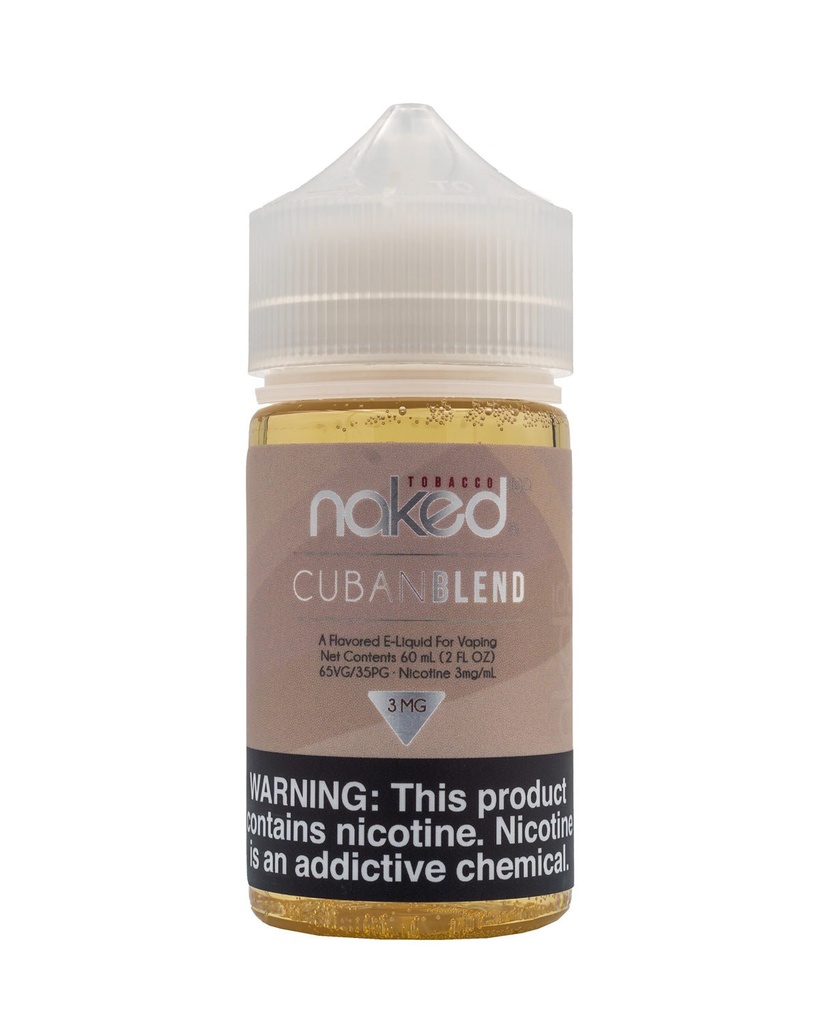 NAKED 100 EJUICE - CUBAN BLEND - 60ML