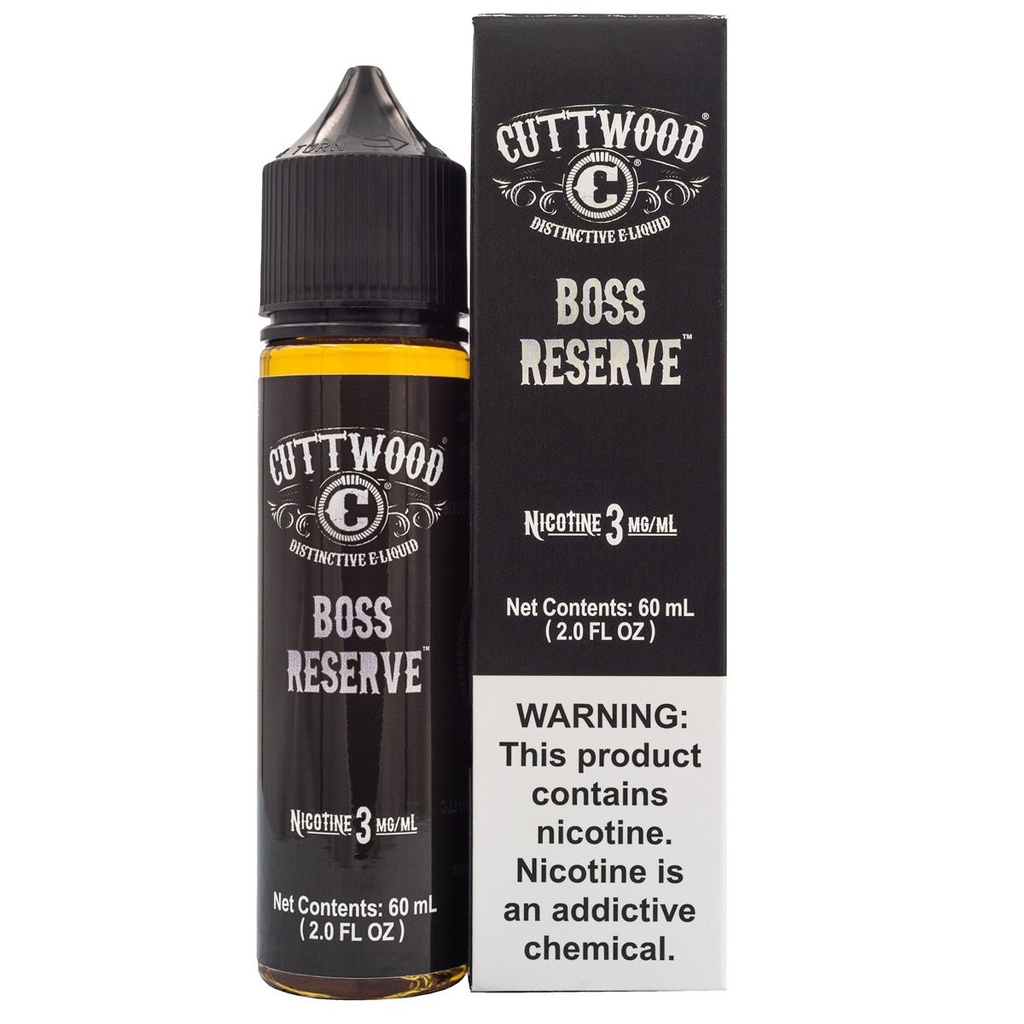 CUTTWOOD E-LIQUID BOSS RESERVE - 60ML