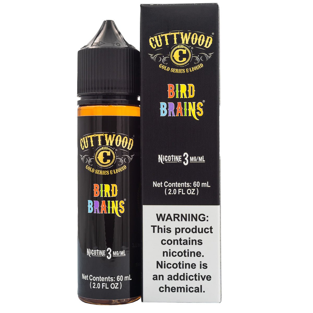 CUTTWOOD E-LIQUID BIRD BRAINS - 60ML (0mg)