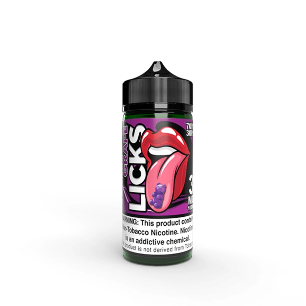 LICKS E-LIQUID YUMMI GRAPE - 100ML