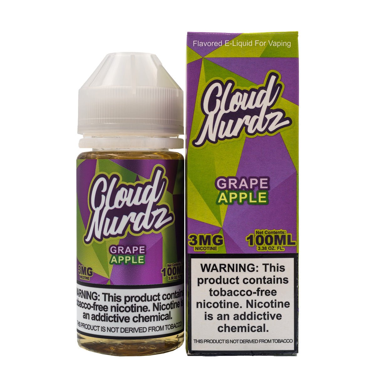 CLOUD NURDZ - GRAPE APPLE - 100ML (0mg)