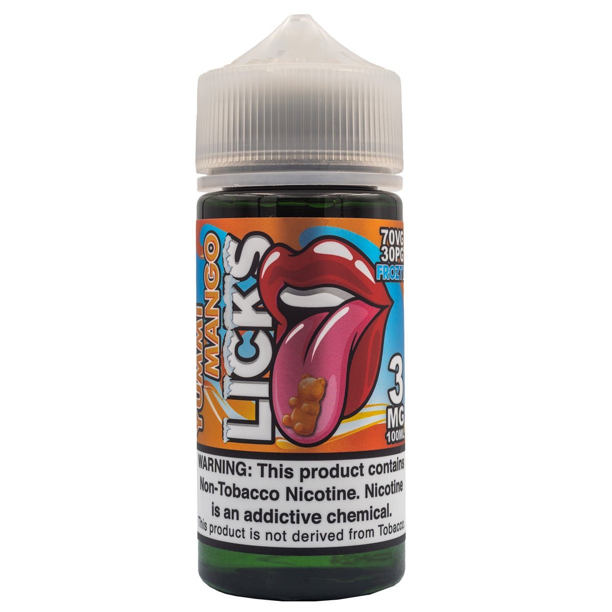 LICKS E-LIQUID FROZTY YUMMI MANGO - 100ML (3mg)